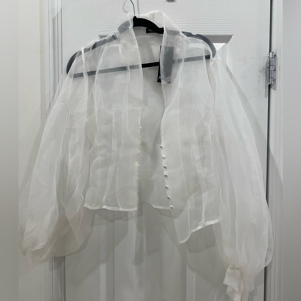 New with tags Nasty Gal sheer top